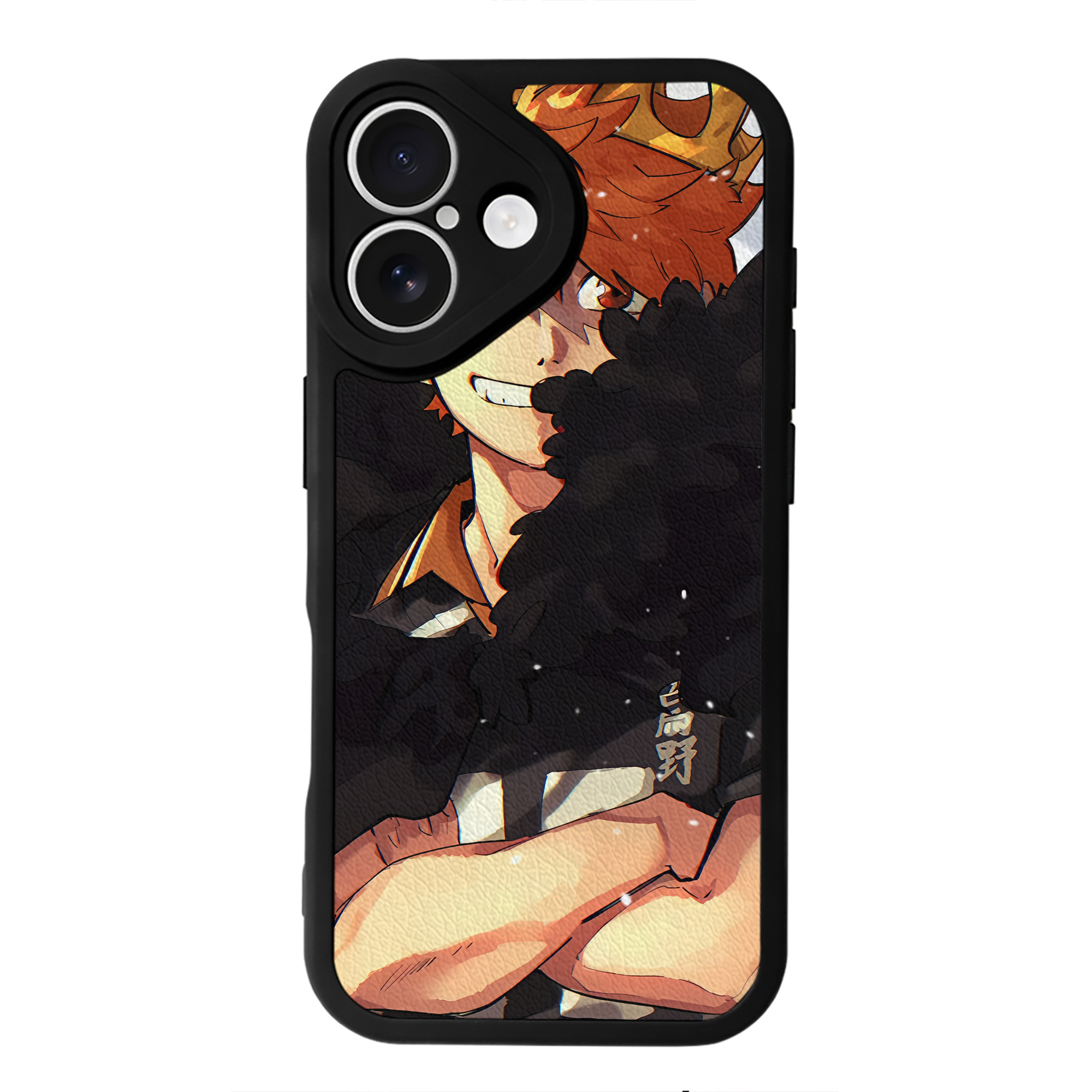 （画像用） ハイキュー!! Haikyu!! 【iPhone 16シリーズ対応】シリコンスマホケース（レザー調） 材質：シリコン